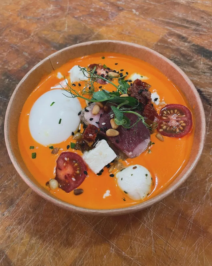 Gaspacho et sa garniture