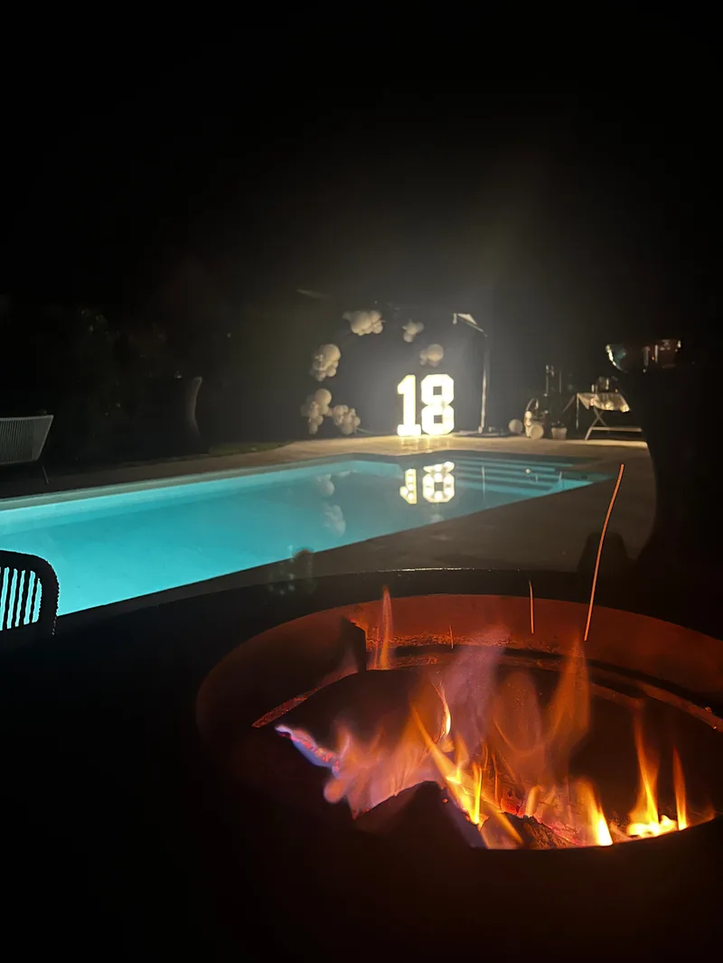 Prestation brasero en soirée